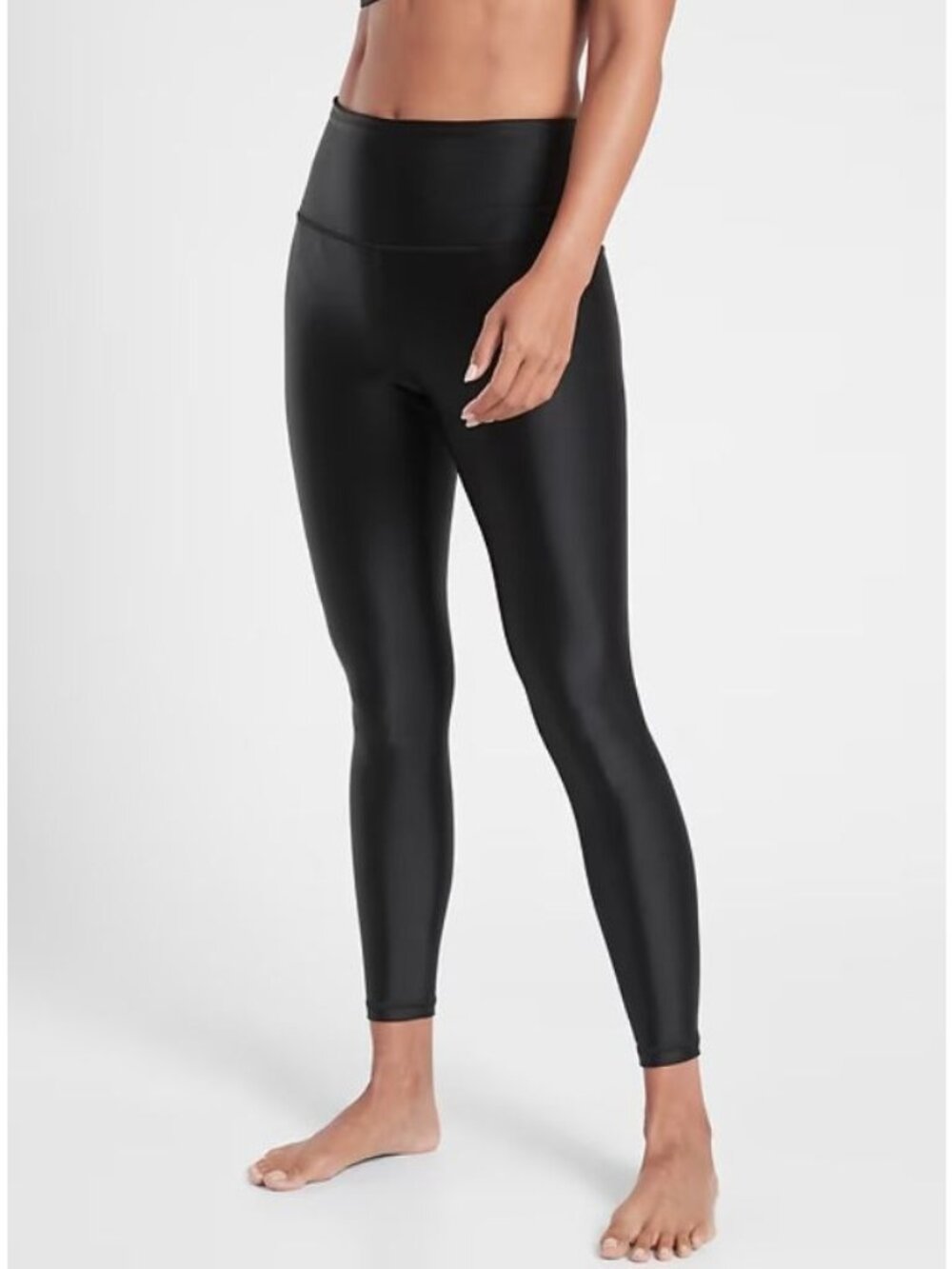 ATHLETA elation shine leggings in black size M